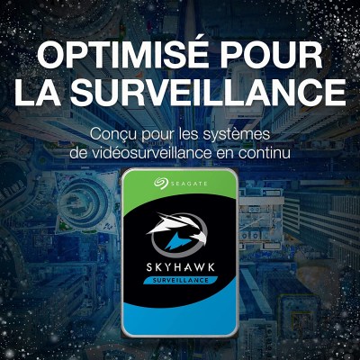 Seagate SkyHawk 3 To, Disque dur interne de surveillance HDD